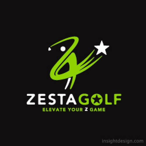 Zesta Golf logo design