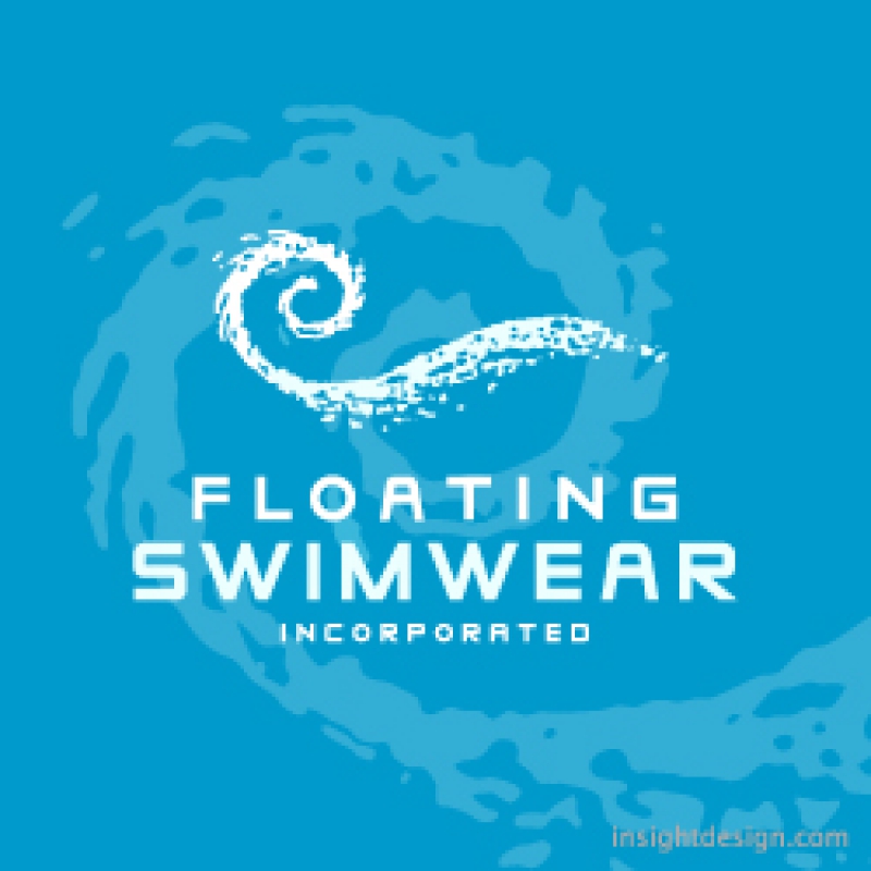 Floating Swimwear logo design