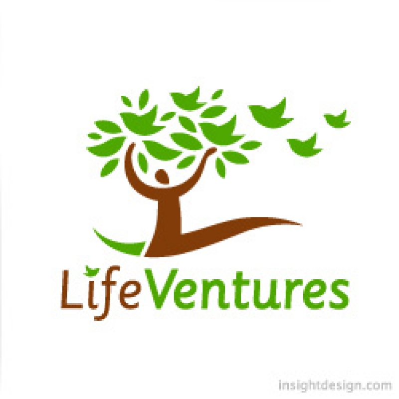 LifeVentures logo design