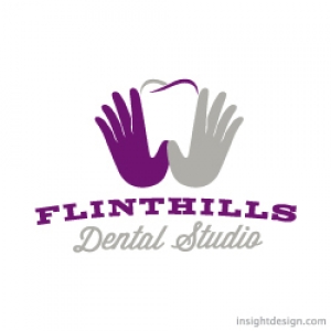 Flinthills Dental Logo Design