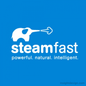 Steamfast brand logo design