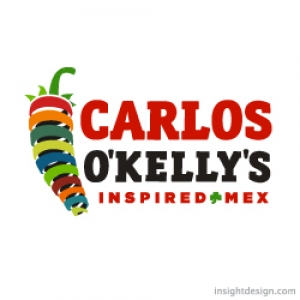 Carlos O&#039;Kelly&#039;s Mexican Restaurant Logo Design