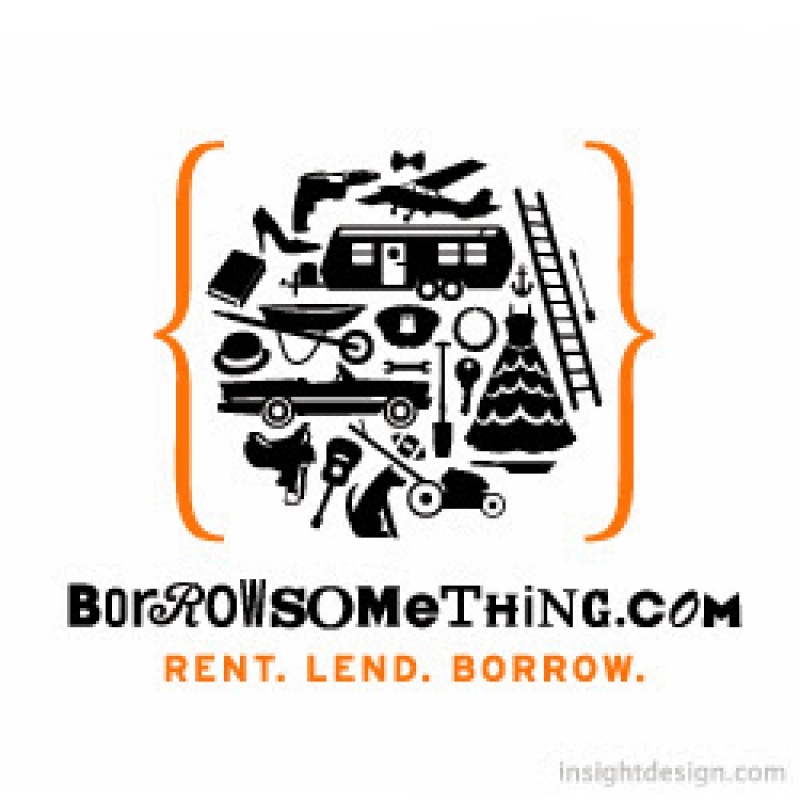 BorrowSomething.com logo design
