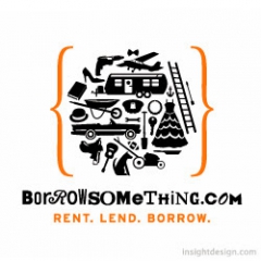 BorrowSomething.com logo design