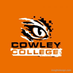 Cowley College Tigers logo design