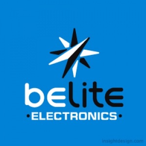 BeLite Electronics logo design