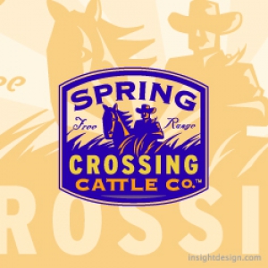 Spring Crossing Cattle Company logo