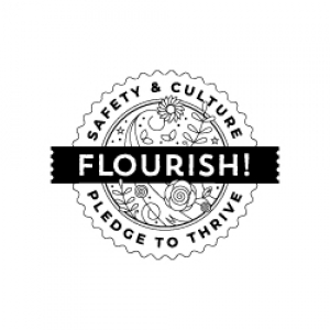 Logo Design for Thrive Restaurant Group that uses line to create the concept of flourish