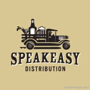 SpeakEasy Distribution Logo Design