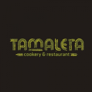 Typographic logo design for Tamalera Cookery and Restaurant. 
