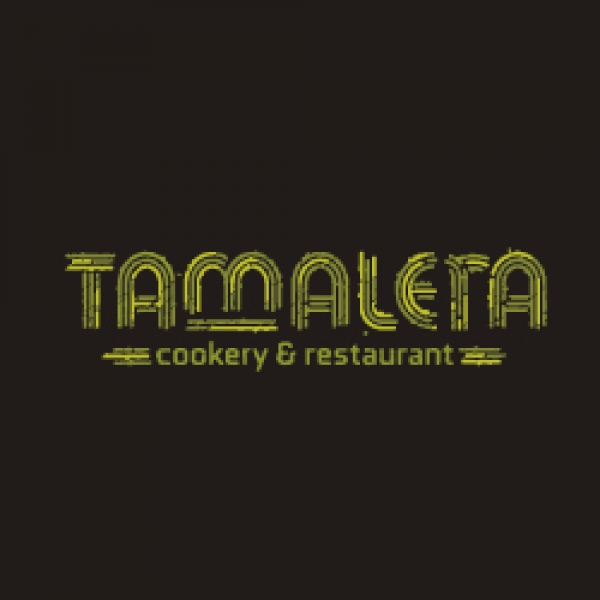 Typographic logo design for Tamalera Cookery and Restaurant. 