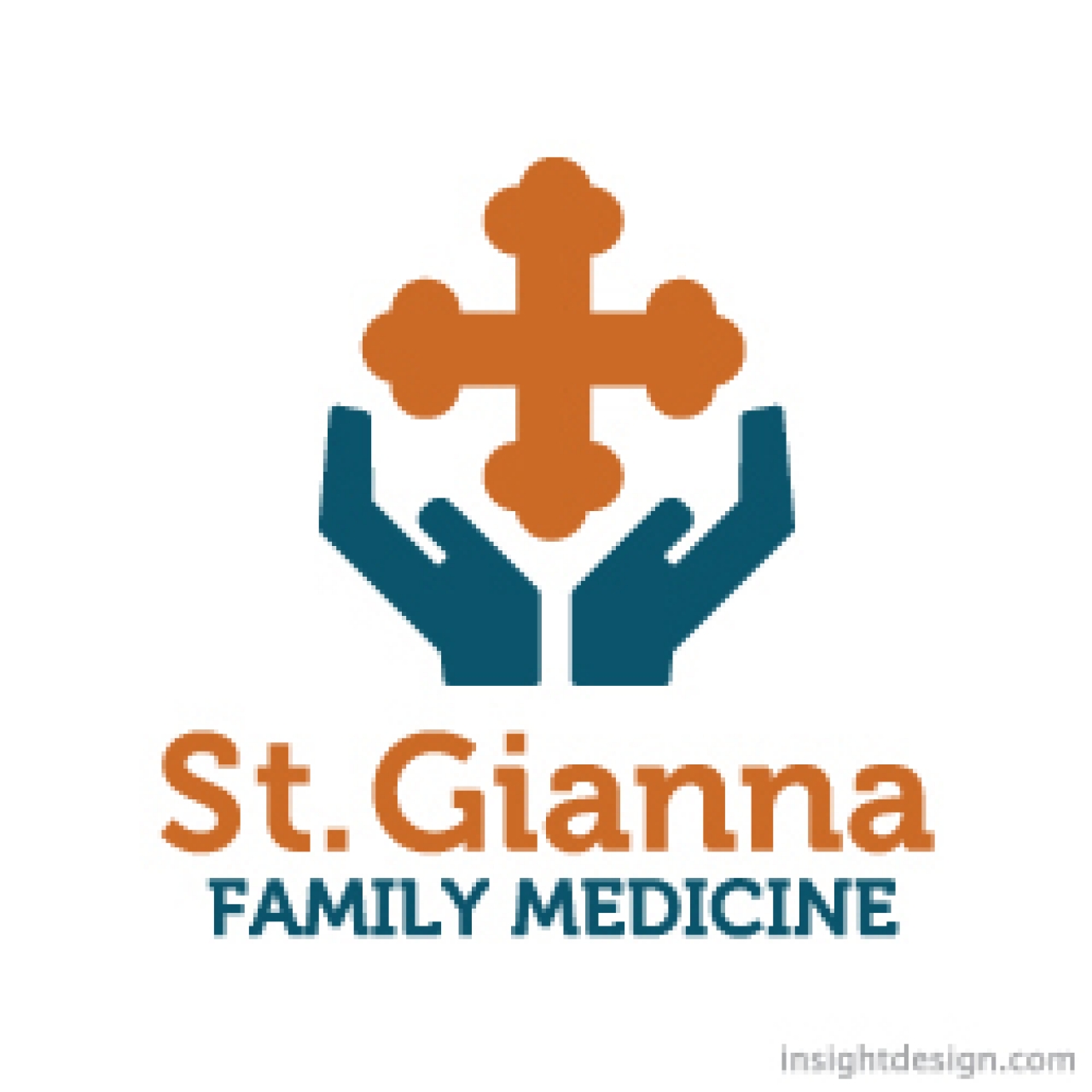 St. Gianna Family Medicine Logo Design