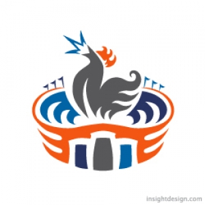 Stadium Wings Logo Design